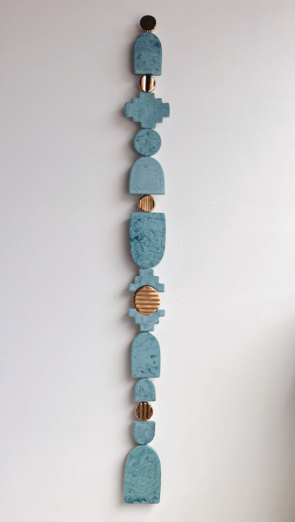 Large Wall Hanging - Turquoise Marble
