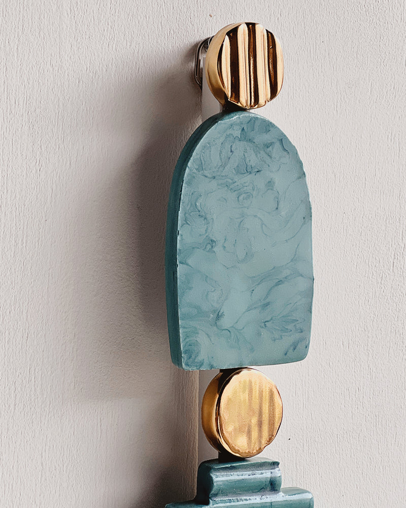Mini Wall Hanging - Turquoise Colorway