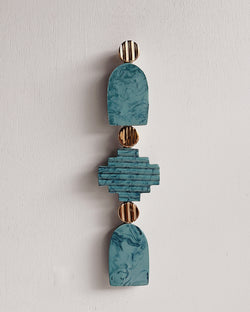 Mini Wall Hanging - Turquoise Colorway