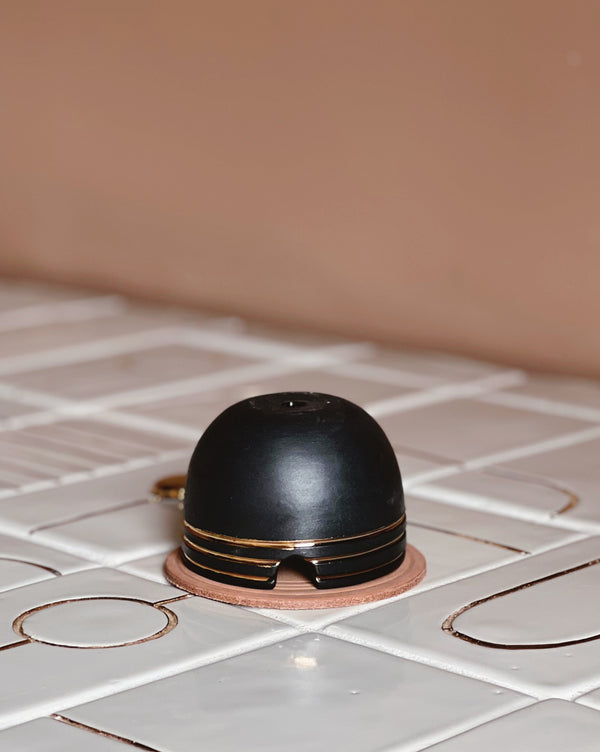 Incense Dome in Black